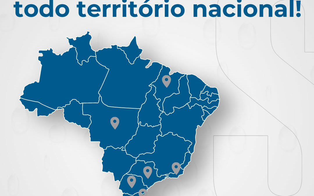 Atendimento em todo território nacional